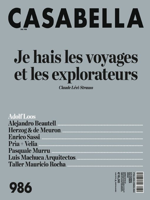 Cover image for Casabella